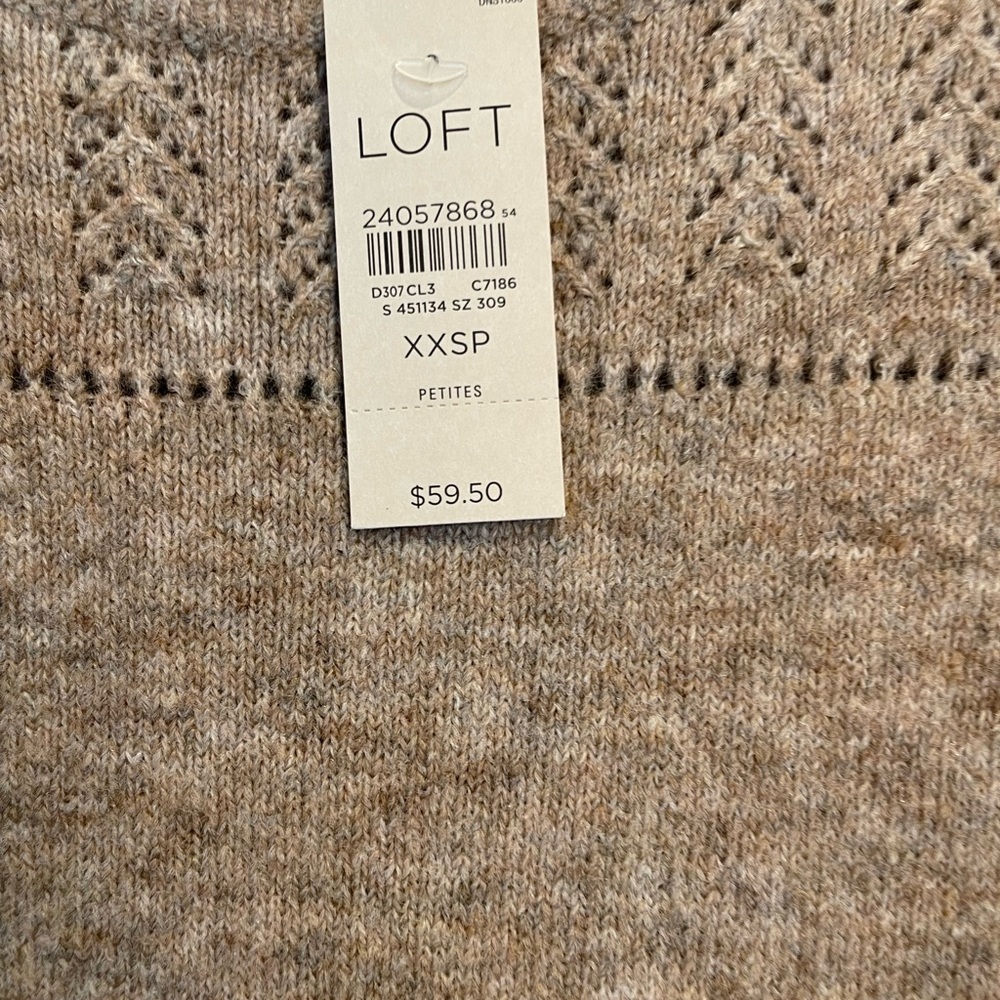 Loft Beige Sweater - Picture 2 of 2